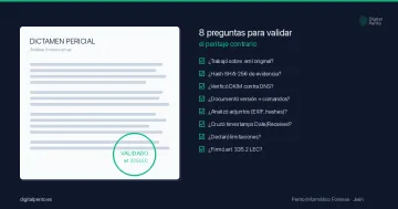 Cómo un abogado valida el trabajo de un perito en emails (2026)