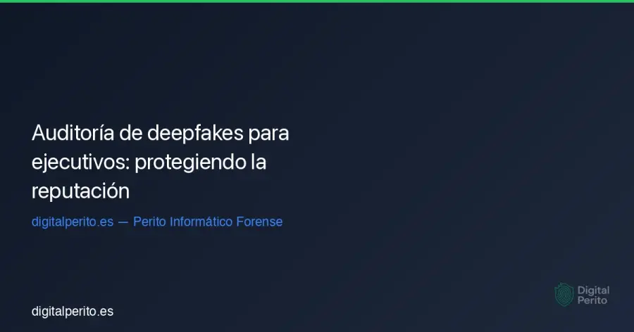 ¿Cómo actuar ante un vídeo o audio falso de un directivo? Protocolos de respuesta forense ante el robo de identidad sintética en 2026.