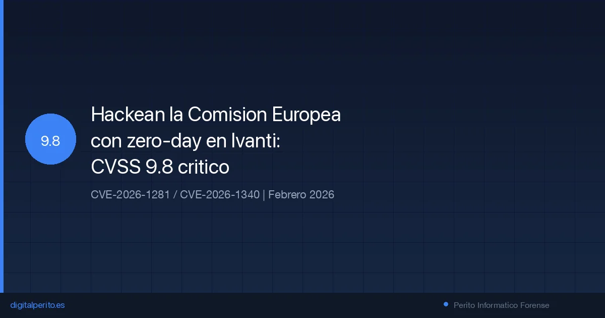 Hackean la Comisión Europea con un zero-day en Ivanti: qué falló y qué lecciones deja para tu empresa