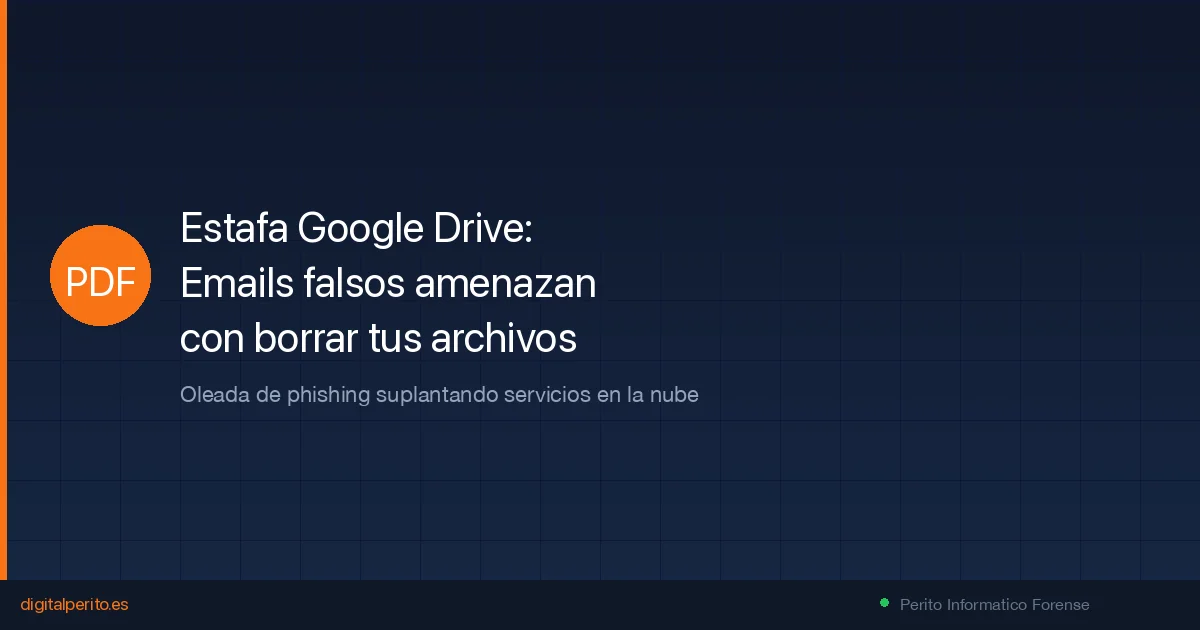 Estafa Google Drive y OneDrive: oleada phishing en la nube