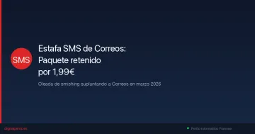 Estafa SMS Correos marzo 2026: paquete retenido 1,99 €