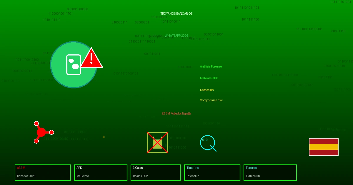 Troyanos Bancarios por WhatsApp 2026: Análisis Forense Malware